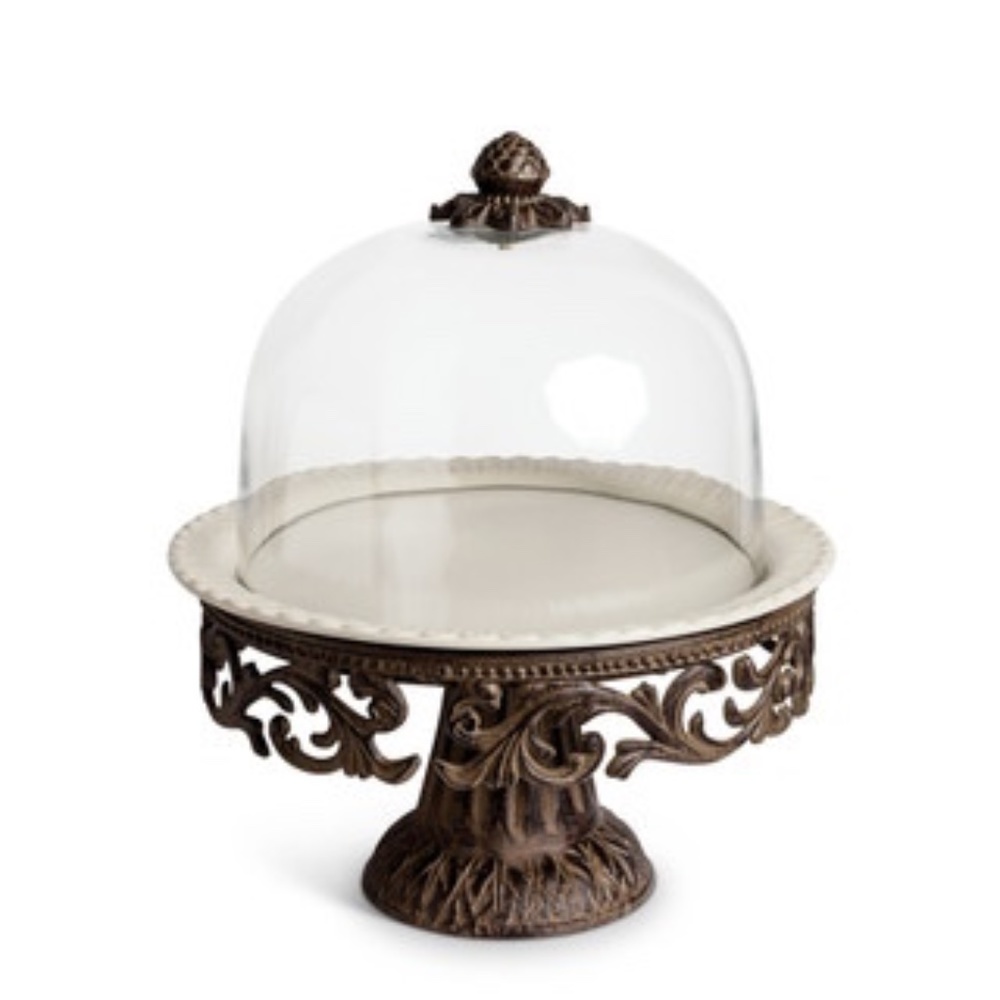 GG Cake Dome and Pedestal